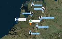 Zes pilots: Ecolana in Holwerd, Drenthe in Emmen, Flevoland in Dronten, Twente-Twickel in Bentelo, Achterhoek in Hengelo en de Peel in Odiliapeel Zes pilots: Ecolana in Holwerd, Drenthe in Emmen, Flevoland in Dronten, Twente-Twickel in Bentelo, Achterhoek in Hengelo en de Peel in Odiliapeel