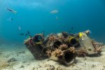 8. Construction of an artificial coral reef in Kenya - photo Ewout Knoester